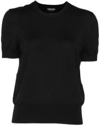 Tom Ford - Wool Crew-Neck T-Shirt - Lyst