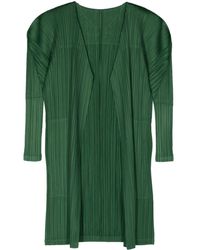 Pleats Please Issey Miyake - Cardigan plissé Monthly Colors February - Lyst