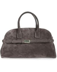 Orciani - Aura Peach Suede Tote Bag - Lyst