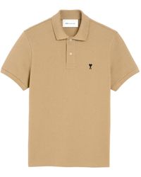 Ami Paris - Polo De Algodón Con Ami Coeur - Lyst