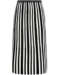 Proenza Schouler - Isley Ribbed-Knit Midi Skirt - Lyst