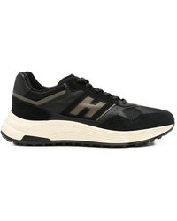 Hogan - Hyperlight Logo-Patch Panelled Sneakers - Lyst
