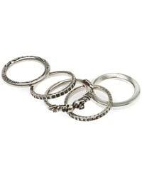 Werkstatt:münchen - Set Aus Fünf Ringen - Lyst
