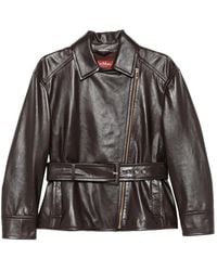 Max Mara - Giacca Giusto Con Cintura - Lyst