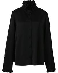 Jil Sander - Ruffled Collar Blouse - Lyst