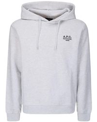A.P.C. - Madame Katoenen Hoodie - Lyst