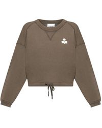 Isabel Marant - T-Shirt Met Trekkoord Afwerking - Lyst