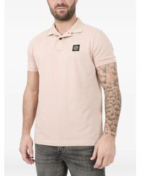 Stone Island - Chest-Patch Polo Shirt - Lyst
