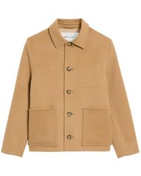 Ami Paris - Wool And Cashmere Overshirt - Lyst
