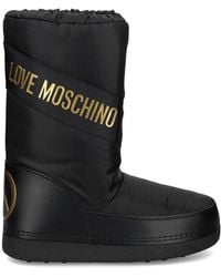 Love Moschino - Logo-Print Snow Boots - Lyst