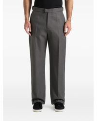 Manière De Voir - Boris Button-Cuff Tailored Trousers - Lyst