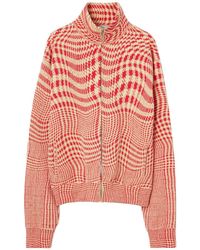 Burberry - Giacca sportiva in pied-de-poule - Lyst