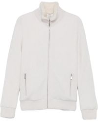 Barba Napoli - Ribbed-Knit Faux-Fur-Trim Jacket - Lyst
