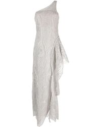 Jonathan Simkhai - Embroidered One-shoulder Gown - Lyst