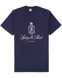 Sporty & Rich - Vendome Logo-print T-shirt - Lyst