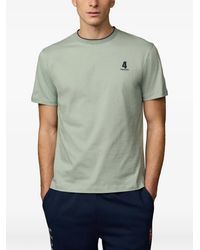 Hackett - Embroidered Tipped-Collar T-Shirt - Lyst
