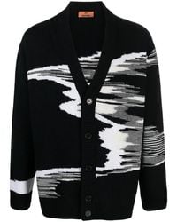 Missoni - V-Neck Wool Cardigan - Lyst
