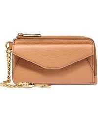 Lancel - Enveloppe Chain-Detailed Zip Card Holder - Lyst