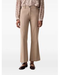 Marc O' Polo - Marthe Pressed-Crease Flared Trousers - Lyst