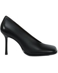 POTAMY - Square-Toe Leather Pumps - Lyst