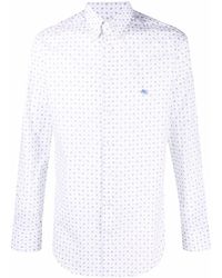 Etro - Button-down Paisley-print Shirt - Lyst