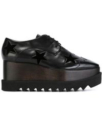 Stella McCartney Derbies à plateforme "Elyse Star" - Noir
