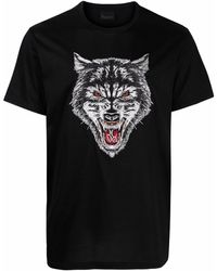 Billionaire - T-Shirt mit Wolfs-Print - Lyst