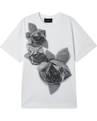 Simone Rocha - Floral Print T-Shirt - Lyst