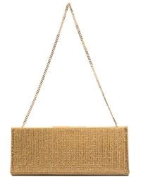 Lola Cruz - Écla Embellished Chain Clutch Bag - Lyst