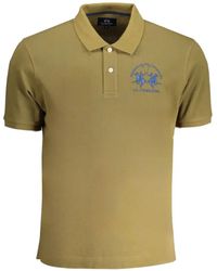 La Martina - Logo-Embroidered Polo Shirt - Lyst