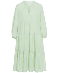 IVY & OAK - Tiered V-Neck Dress - Lyst