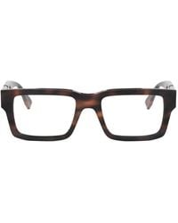Fendi - Brille Mit Braunem Gestell - Lyst