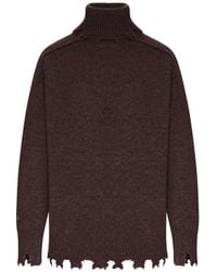 The Seafarer - Distressed Turtleneck Sweater - Lyst