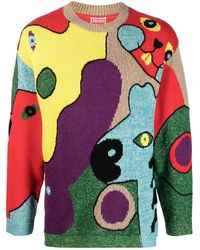 KENZO - Maglione Con Collo A Lupetto - Lyst