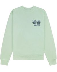 Sporty & Rich - Usa Health Club Crew-Neck Sweatshirt - Lyst