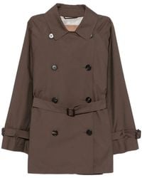 Max Mara - Geknöpfter Mtccalle Mantel Mit Gürtel - Lyst
