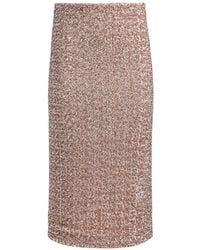 Alice + Olivia - Fifi Sequin-Embellished Midi Skirt - Lyst