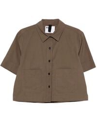 MHL by Margaret Howell - Pocket Cropped Shirt - Lyst