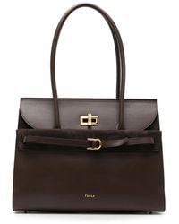 Furla - Sac À Main En Cuir À Détail De Boucles - Lyst