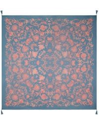 Etro - Scialle Con Motivo A Fiori E Nappine - Lyst