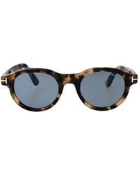Tom Ford - Nils-02 Round-Frame Sunglasses - Lyst