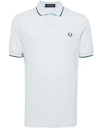 Fred Perry - Katoenen Poloshirt Met Geborduurd Logo - Lyst