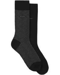 BOSS - Two-Pack Of Logo-Detail Socks - Lyst