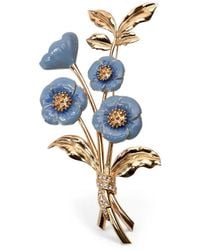 Carolina Herrera - Flower Brooch - Lyst