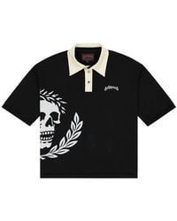 Godspeed - Victor Skull-Print Polo Shirt - Lyst