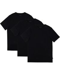 BOSS - Crew-Neck Short-Sleeve T-Shirt (Pack Of Three) - Lyst