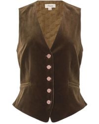 Temperley London - Velvet Button Waistcoat - Lyst
