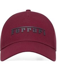 Ferrari - Logo-Print Baseball Cap - Lyst
