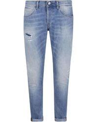 Dondup - Ausgeblichene Slim-Fit-Jeans - Lyst