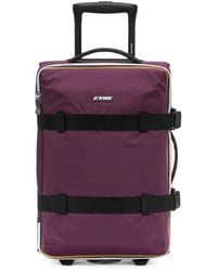 K-Way - Blossac S Logo-Patch Buckled Suitcases - Lyst